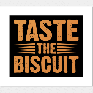 Taste The Biscuit - Retro Vintage v13 Posters and Art